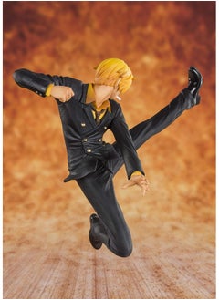BANDAI TAMASHII Bandai Tamashii Figuarts Zero One Piece Black Leg Sanji Statue, One-Size  - Image 5