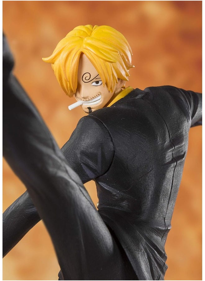 BANDAI TAMASHII - Bandai Tamashii Figuarts Zero One Piece Black Leg Sanji Statue, One-Size - Image 1