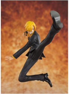 BANDAI TAMASHII Bandai Tamashii Figuarts Zero One Piece Black Leg Sanji Statue, One-Size  - Image 4