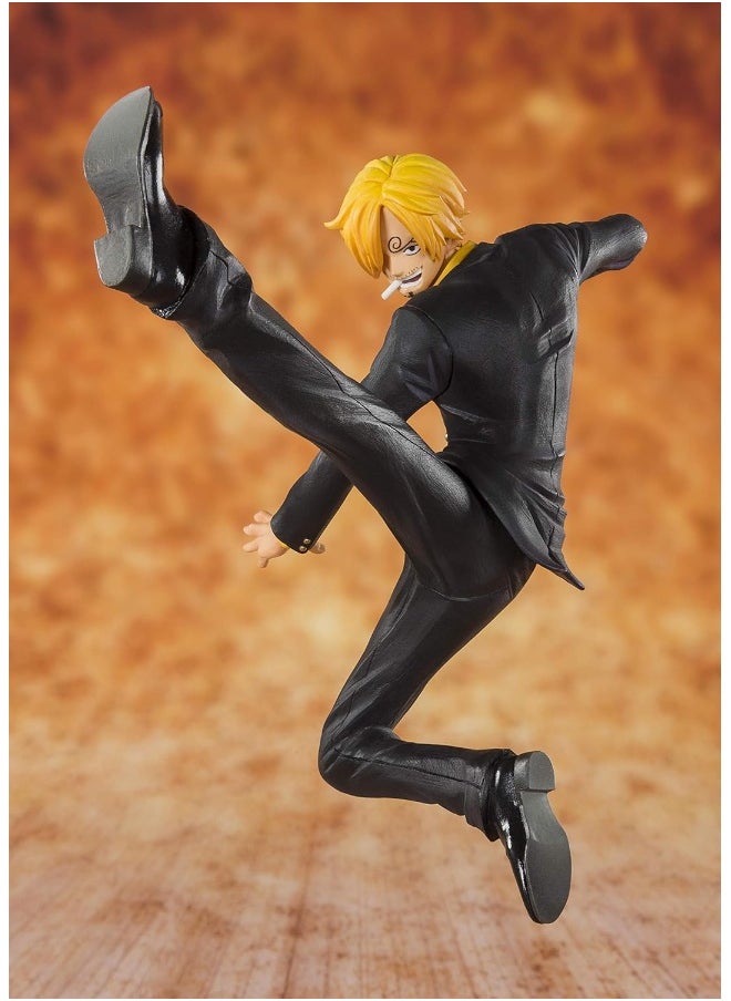BANDAI TAMASHII - Bandai Tamashii Figuarts Zero One Piece Black Leg Sanji Statue, One-Size - Image 1