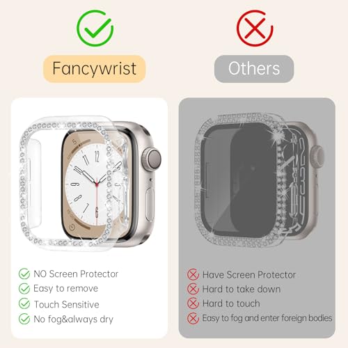 Fancywrist Boho Bracelet & Case Compatible with Apple Watch Band 40mm 44mm 45mm 46mm 41mm 38mm 42mm(S11 S10) Women, Dressy beaded Handmade Leather Strap for iWatch Series11 10 9 8 7 6 5 4 3 2 1 SE - Image 4