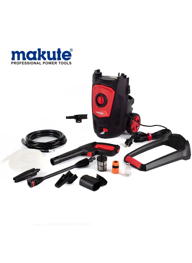 makute Car Washer 2000w 140Bar, Water Flow Rate: 5.5Lpm, Maximum Pressure: 140 bar  - Image 4