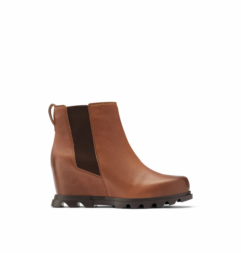 Sorel Women's Joan of Arctic Wedge III Chelsea Boot - Hazelnut, Blackened Brown - Size 10.5 - Image 2