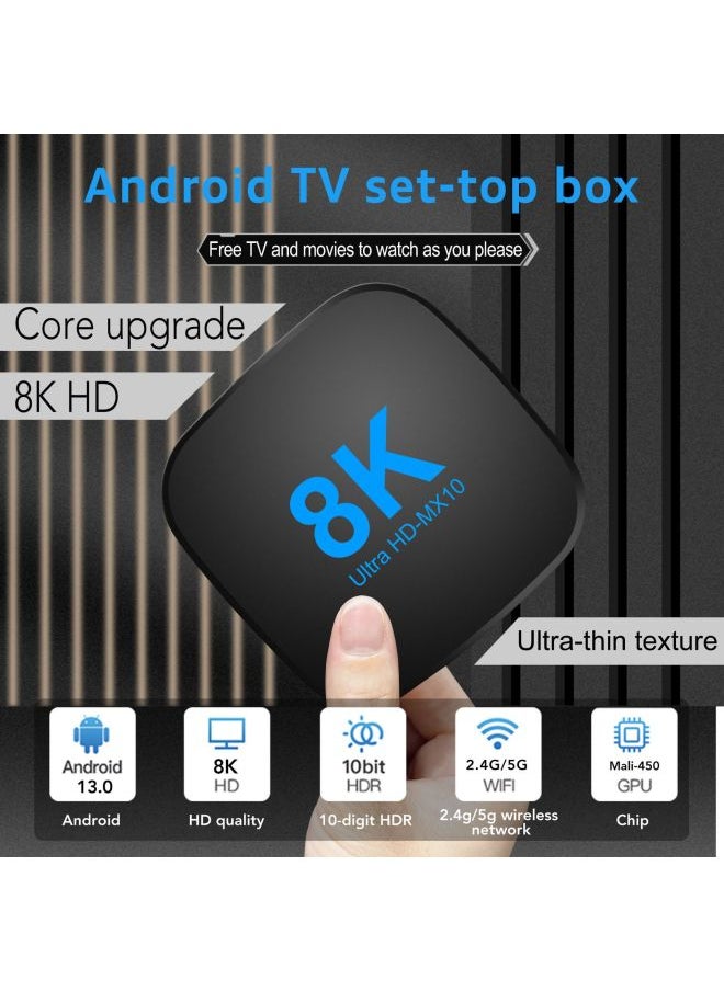 Generic Set-top Box MX10-8K Network Player TV Box Android13ATV Set-top Box-Color:British Rules 2 16  - Image 3