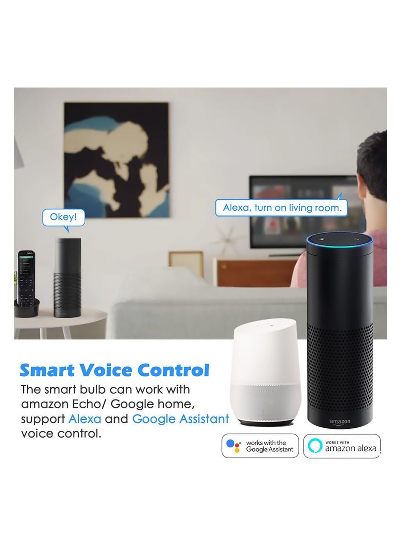 UanTii - Smart Bulb Tuya Wifi Lighting Bulb 15W, App and Voice Remote Control - Image 1