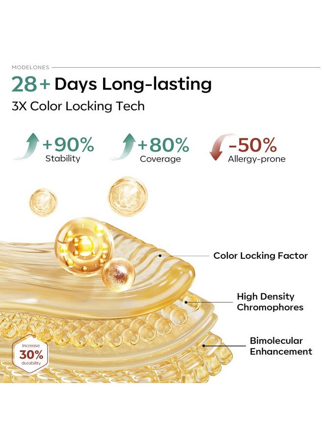 modelones 32 Pcs Gel Nail Polish Set 28 Colors All Seasons Gel Polish With No Wipe Base Glossy & Matte Top Coat And Nail Primer Black Brown Red Purple Gifts For Women Diy Salon Home - Image 5