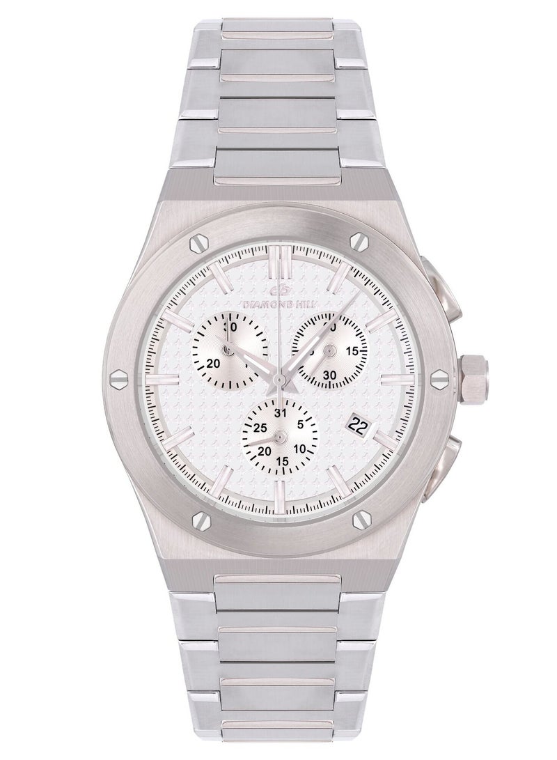 دايموند هيل ساعة رجالية ماركة دايموند هيل DH-753SS - Image 1