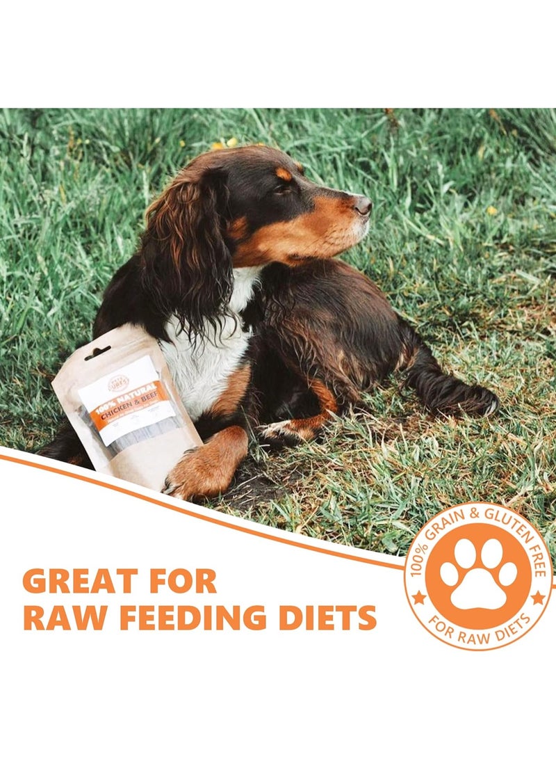 Pets Purest Dog Treats Chicken Beef Strips 100 percent Natural Air Dried Chews for Dogs Puppy and Senior Healthy Hypoallergenic Grain Gluten and Lactose Free Raw Food Treat Snack Sticks - Image 4
