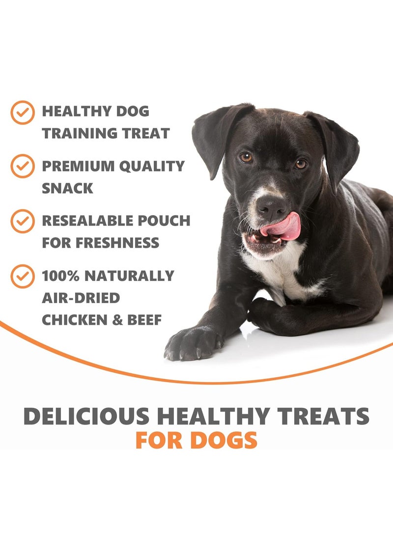 Pets Purest Dog Treats Chicken Beef Strips 100 percent Natural Air Dried Chews for Dogs Puppy and Senior Healthy Hypoallergenic Grain Gluten and Lactose Free Raw Food Treat Snack Sticks - Image 5