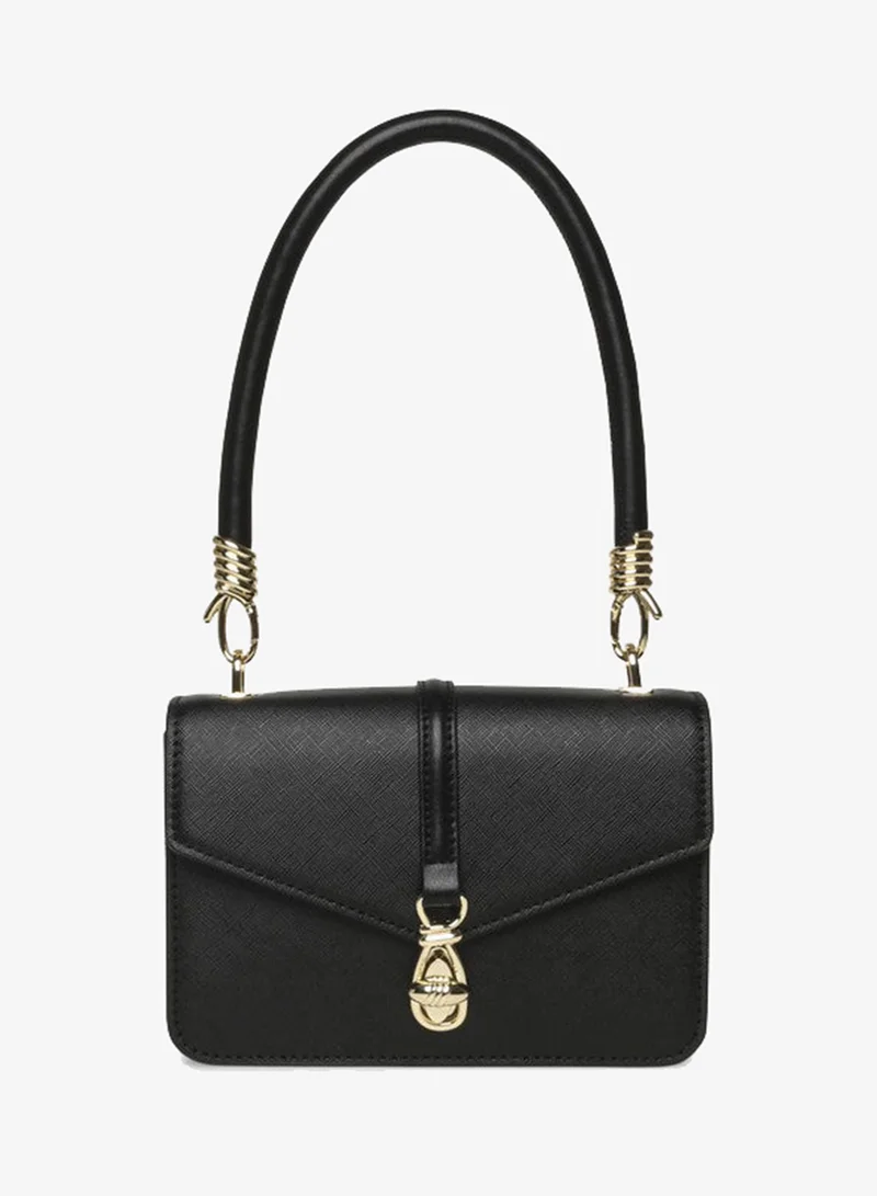 ستيف مادن Bsax Women's Black/Gold Shoulder Bag