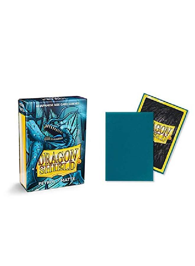 dragon shield Matte Mini Japanese Petrol 60 Ct Card Sleeves Individual Pack - Image 1
