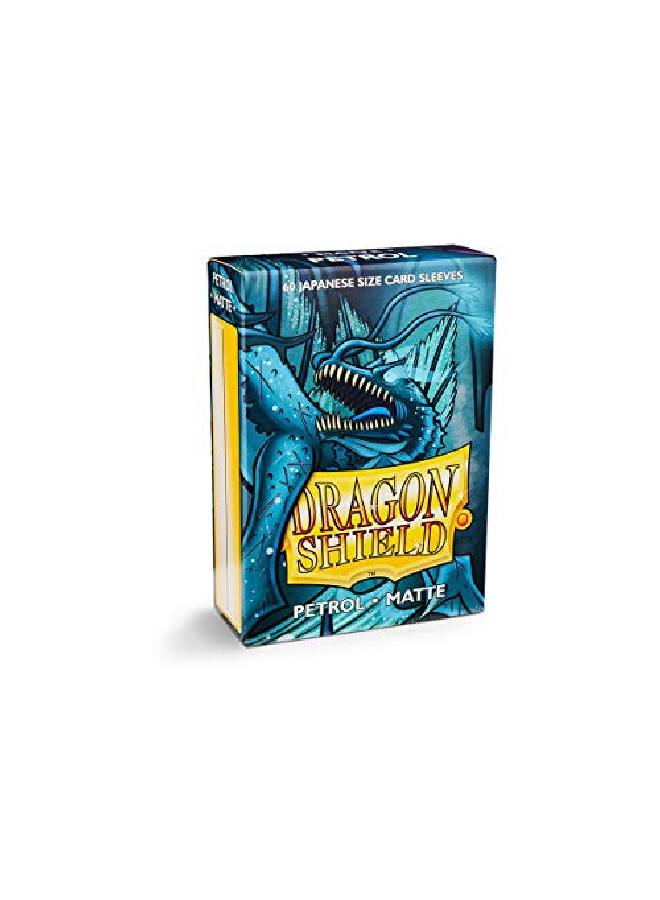 dragon shield Matte Mini Japanese Petrol 60 Ct Card Sleeves Individual Pack - Image 3