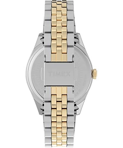 Timex Women's Legacy 36mm Watch - Two-Tone Bracelet White Dial Two-Tone Case - Image 4