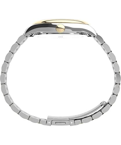 Timex Women's Legacy 36mm Watch - Two-Tone Bracelet White Dial Two-Tone Case - Image 3