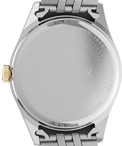Timex Women's Legacy 36mm Watch - Two-Tone Bracelet White Dial Two-Tone Case - Image 5