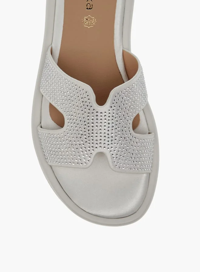 Paprika Women Embellished Slip-On Sandals