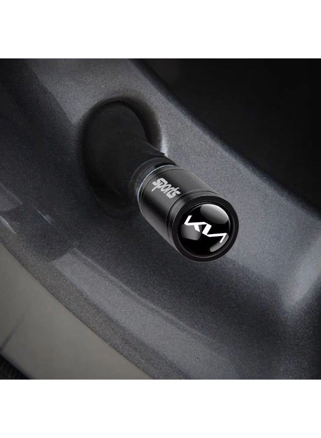 Car Tire Valve Stem Caps (4pcs) Tyre Air Valve Cap Accessories Cover Fit for (KIA) NIRO Rio Sportage Sorento Soul Stinger Seltos Cadenza K900 Forte all other Models - Image 4