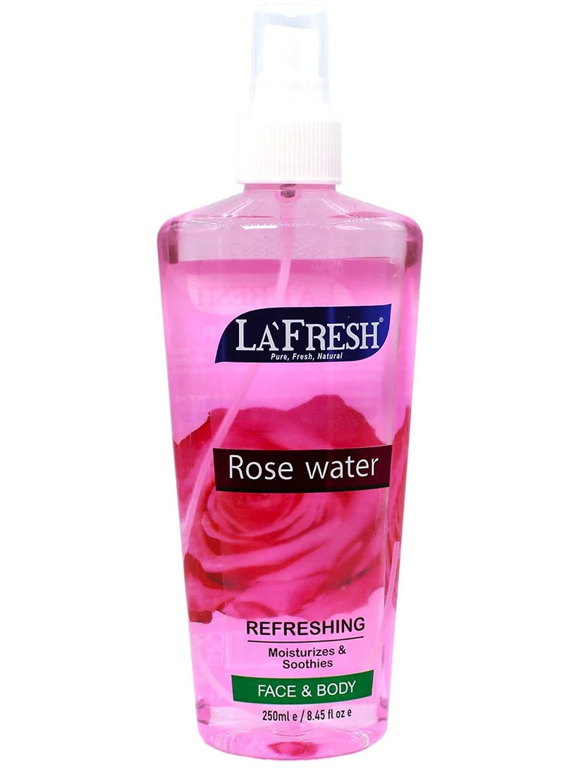 LA FRESH Rose Water Redereshing Face And Body 250 ml