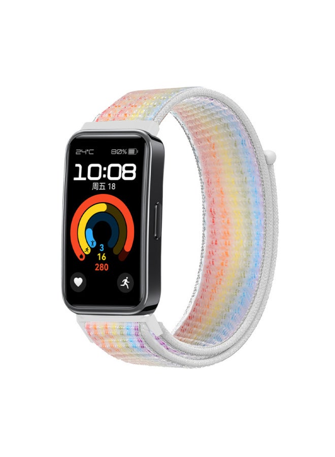 For Huawei Bracelet 9/8 Strap Huawei Band 9 Nylon Strap Huawei Bracelet 8 Strap In Stock-Color:Colorful-Specifications:Huawei 8/9 Nylon Loop Strap  - Image 1