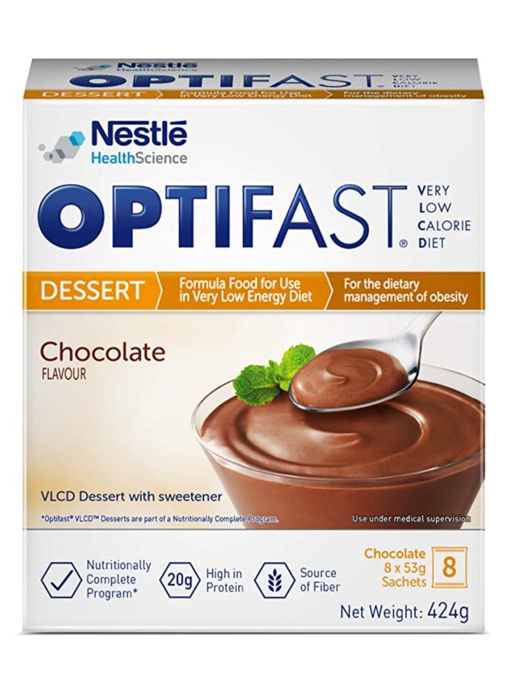 Nestle NESTLE OPTIFAST CHOCO FLAVOUR SACHETS 8S 