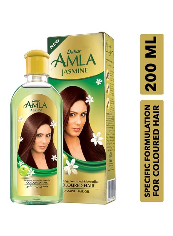 Dabur Amla Jasmine Hair Oil For Strong Nourished And Beautiful Colored Hair - Image 2