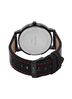 French Connection UK Men's Analog Watch With Black Leather Strap 43 mm FK00010C  - Image 3