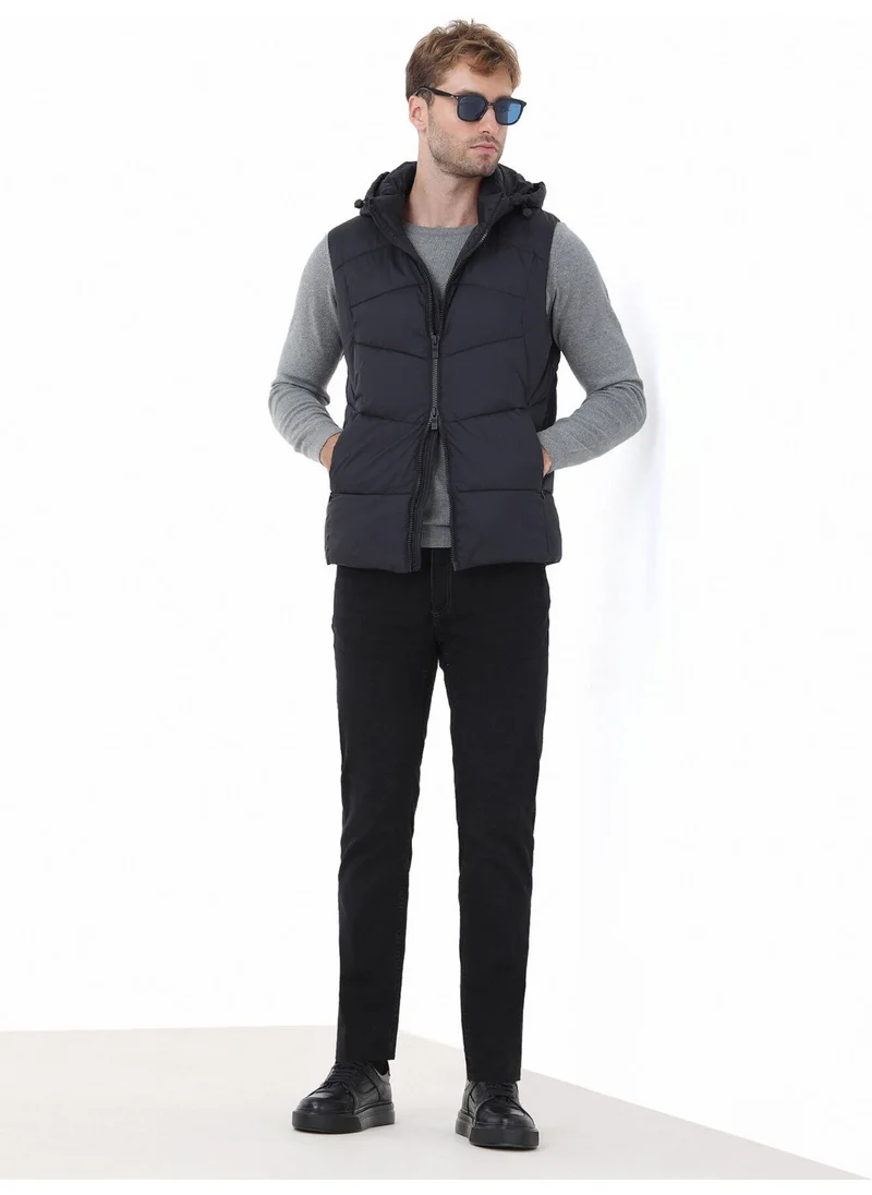 Kip Black Woven Sports Vest