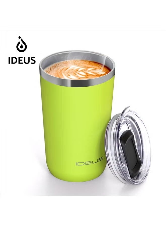 إيديوس كوب IDEUS المحمول للسيارة (20 أونصة، 600 مل) مع كوب معزول من الفولاذ المقاوم للصدأ 304 للاستخدام الخارجي - Image 1