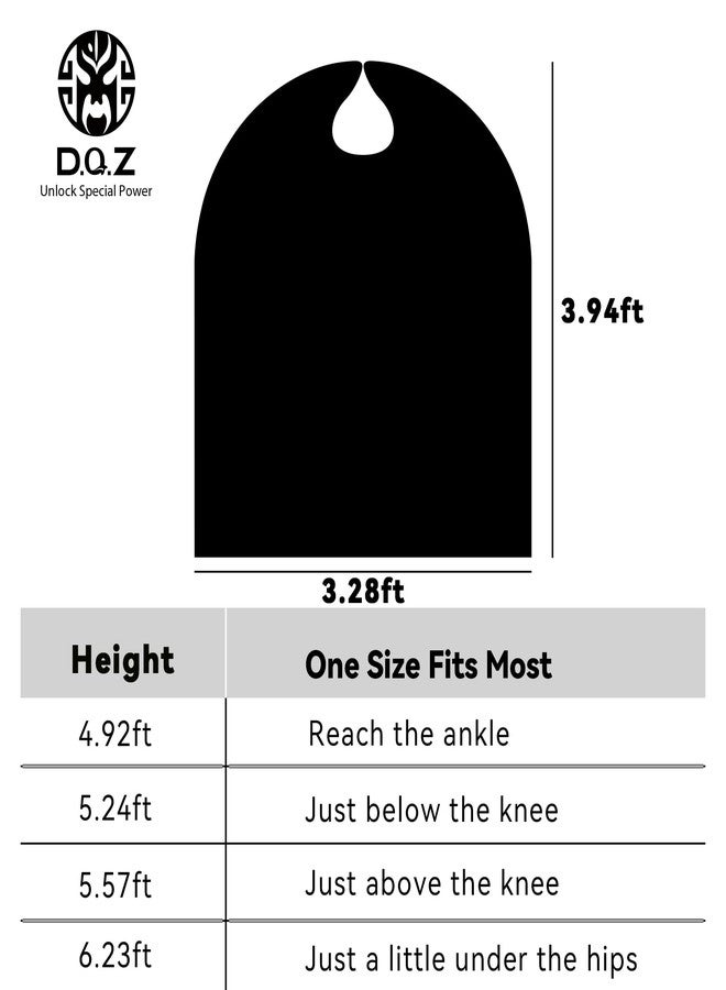 D.Q.Z Adults Superhero Cape and Mask, Men Women Super Hero Costumes, Halloween Vampire Capes, Red, 120cm*100cm - Image 3