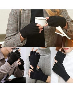 Generic Women half fingers gloves girly mobile , winter wool gloves  - Image 1