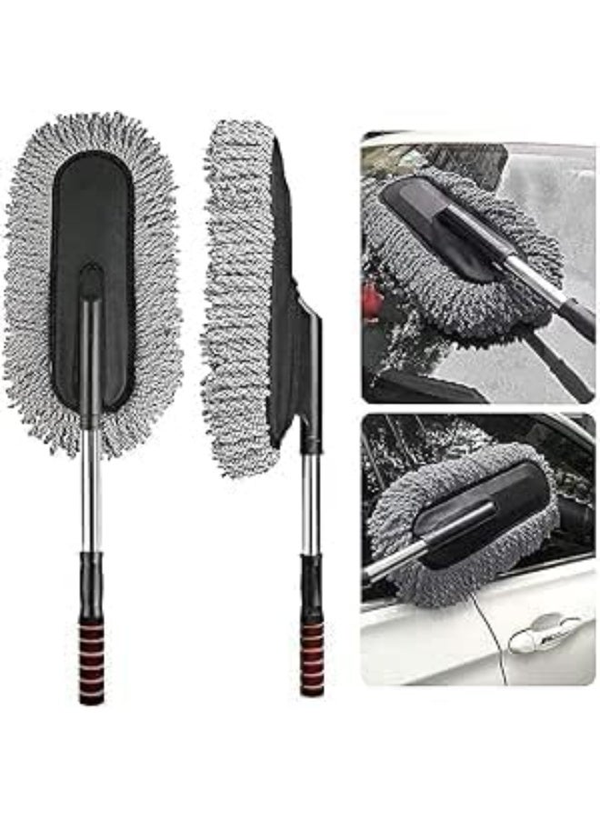Generic valueable 1 Detachable Car Dust Brush - Microfiber Cleaning Duster - For Cleaning Car Body, Windows and Dashboard - Removes Interior and Exterior Dust - Comfortable Grip - Practical Design for Daily Use - Image 1