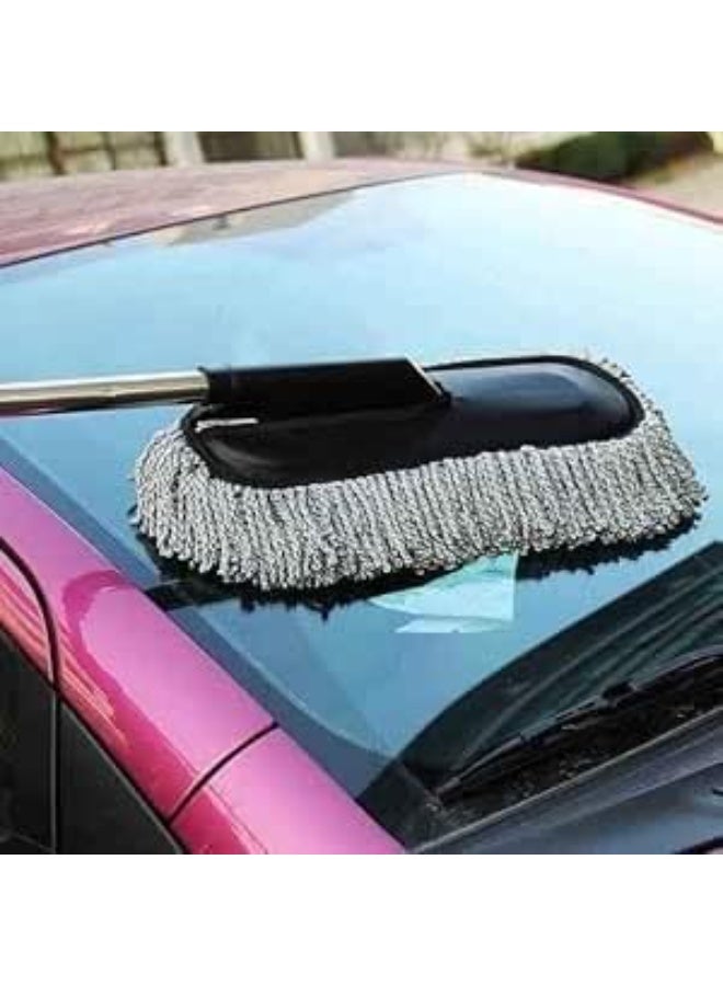 Generic valueable 1 Detachable Car Dust Brush - Microfiber Cleaning Duster - For Cleaning Car Body, Windows and Dashboard - Removes Interior and Exterior Dust - Comfortable Grip - Practical Design for Daily Use - Image 2