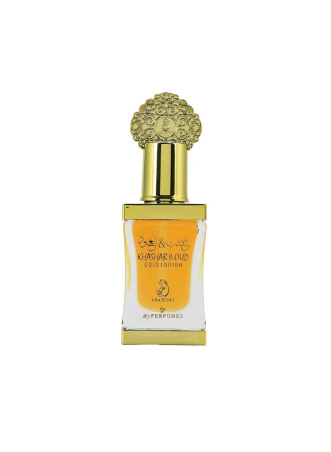 ARABIYAT Khashab & Oud Gold Concentrated Perfume Oil 12ml - Image 2