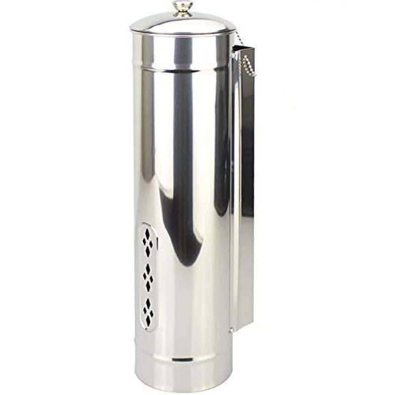 TINTON LIFE Adjustable Stainless Steel Disposable Paper Plastic Cup Dispenser with Cover Water Coffee Holder Fits 4oz to 7oz Flat Cup Size