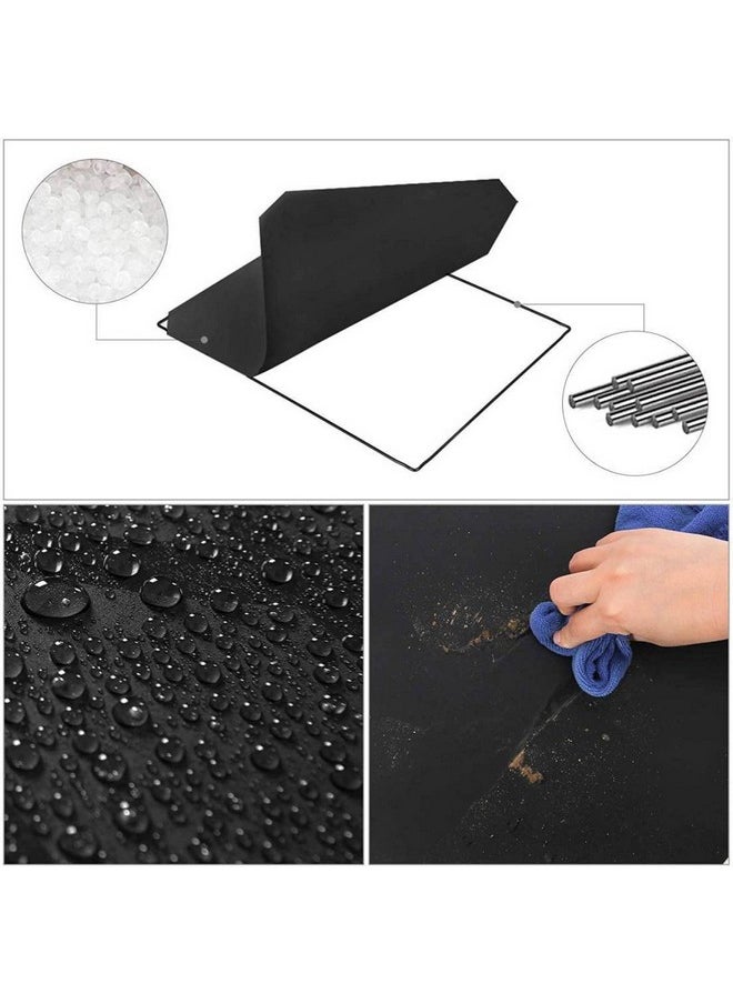 AYSIS AYSIS Multipurpose Portable 10 Plastic Small Sheet Collapsible Wardrobe for Clothes Storage Rack for Kids ^ Black  - Image 4