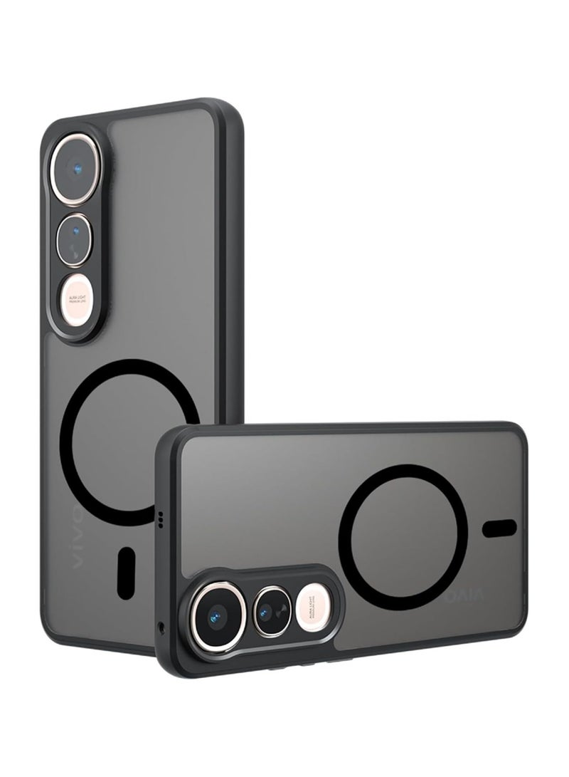 General Case compatible with VIVO V50 Lite 5G, Compatible with Mag-Safe, Shock and Drop Protection, Yellowing Resistant, Magnetic Classic Hybrid Case  - Image 1