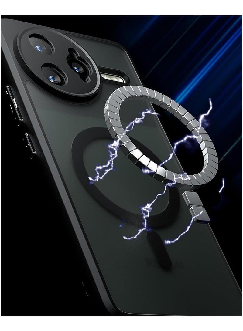 General Case compatible with VIVO V50 Lite 5G, Compatible with Mag-Safe, Shock and Drop Protection, Yellowing Resistant, Magnetic Classic Hybrid Case  - Image 2