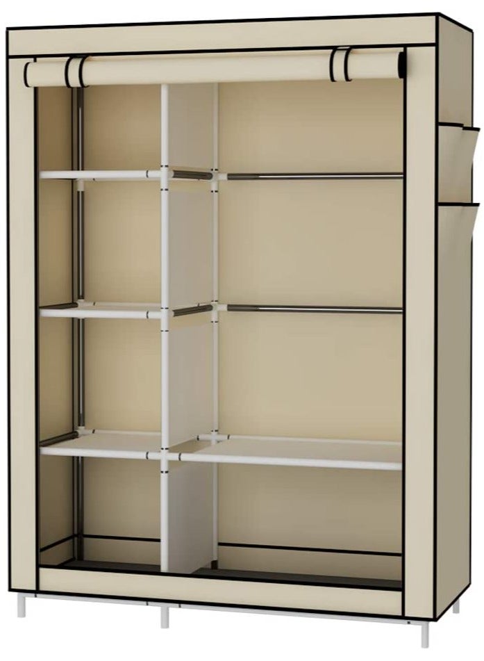 رومان جيفتس دولاب تخزين ملابس قماش, خزانة ملابس قماش بني - Image 5