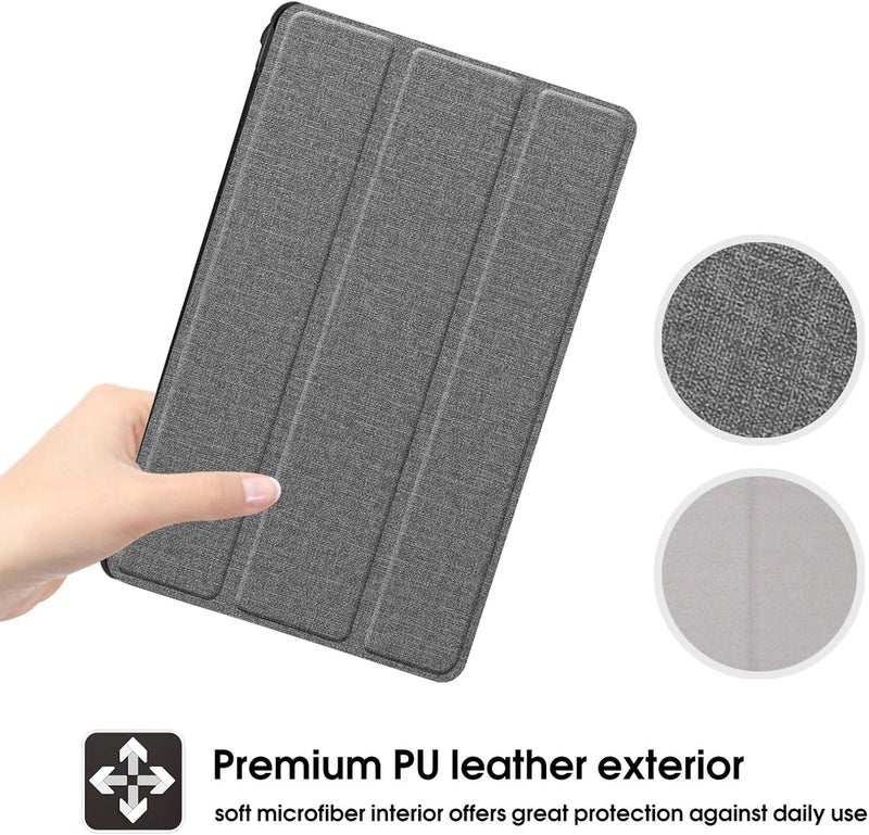 Procases For Lenovo Tab M8 3Rd Gen 2022 / Tab M8 Hd/Smart Tab M8 / Tab M8 Fhd 2019 Case, Slim Smart Cover Stand Folio Case For Lenovo Tab M8 Tb-8506F/Tb-8705F/Tb-8505F/Tb-8505X –Lightgrey - Image 3