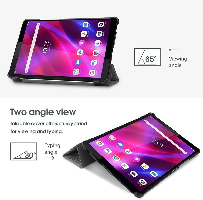 Procases For Lenovo Tab M8 3Rd Gen 2022 / Tab M8 Hd/Smart Tab M8 / Tab M8 Fhd 2019 Case, Slim Smart Cover Stand Folio Case For Lenovo Tab M8 Tb-8506F/Tb-8705F/Tb-8505F/Tb-8505X –Lightgrey - Image 4