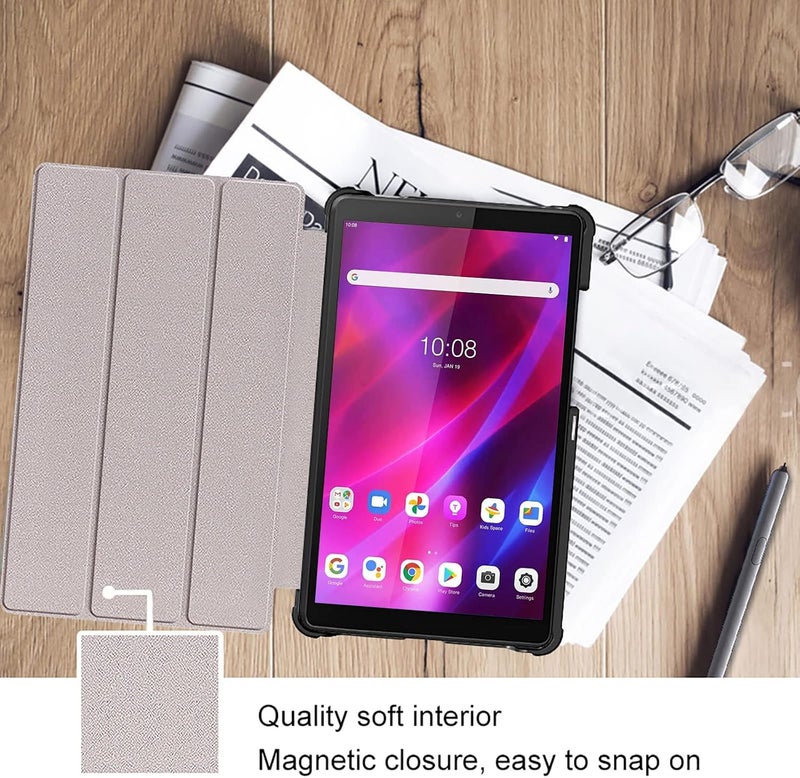 Procases For Lenovo Tab M8 3Rd Gen 2022 / Tab M8 Hd/Smart Tab M8 / Tab M8 Fhd 2019 Case, Slim Smart Cover Stand Folio Case For Lenovo Tab M8 Tb-8506F/Tb-8705F/Tb-8505F/Tb-8505X –Lightgrey - Image 5