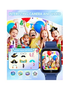 Generic Smart Watch For Kids  For Girs Toys Age, Kids Watch For Girls Boys 4-12 WithVideo Camera Music Player 26 Games  - Image 4