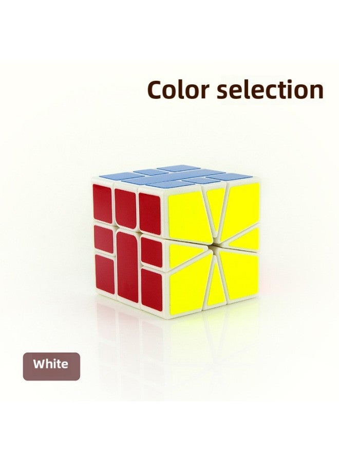 Yongjun Guanlong SQ-1 Rubik's Cube Special-shaped Third-order Rubik's Cube Toy Racing Smooth Children's Toy YJ8326-Color:YJ8326-6 Crown Dragon SQ1 [white]]