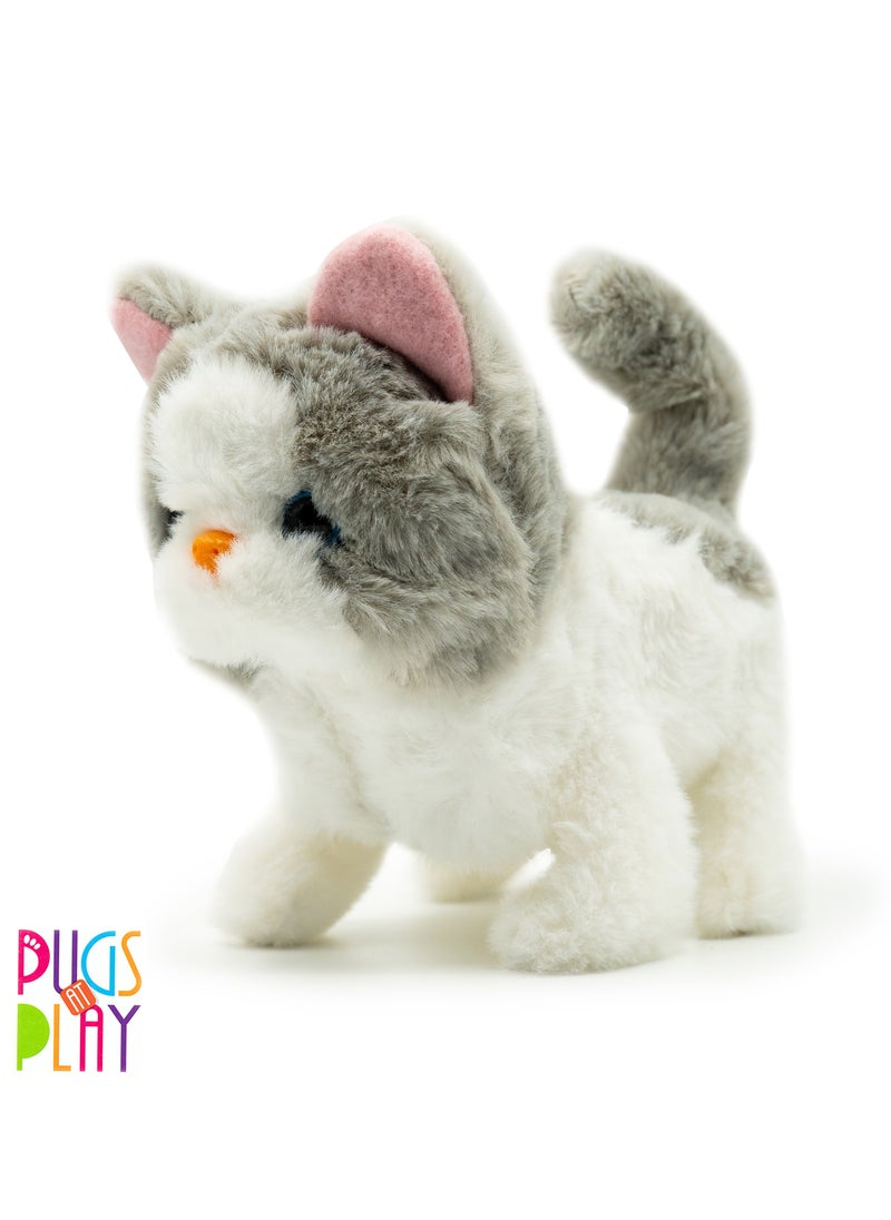 PUGS AT PLAY Pugs At Play Walking Sasha 6.5-Inches, Battery Operated | Interactive Plush Toy  - Image 1