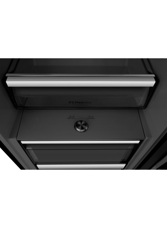 Hisense RL5K480SBFE Gross Capacity 480L Net Capacity 370L , Durabale Inverter, Frost Free, Metal Cooling Fridge RL5K480SBFE black - Image 5