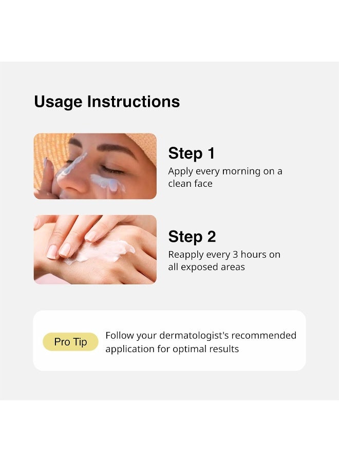 Cureskin كريم نهاري معدني واقي من الشمس بلمسة نهائية غير لامعة SPF 30 PA+++ | حماية واسعة الطيف من الشمس (UVA، UVB و IR) | أكسيد الزنك مع بروبيوتيك، 50 جرام (عبوة من 1) - Image 5