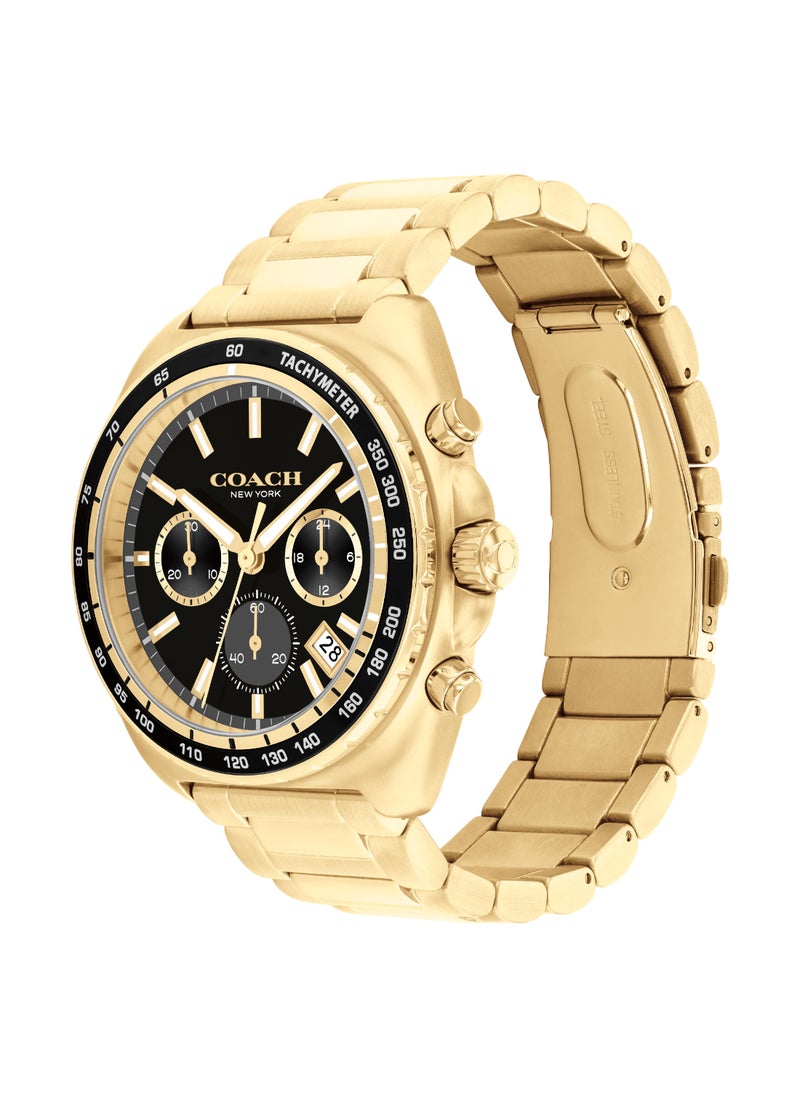 COACH COACH WATCHES TONNEAU CHRONOGRAPH MEN'S BLACK CASE WATCH - 14602703  - Image 1