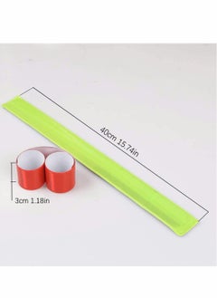 Excefore 6pcs Reflective Bands, Slap Bracelet, Wristband High Visibility Reflectors, for Night Run, Cycling, Working  - Image 4