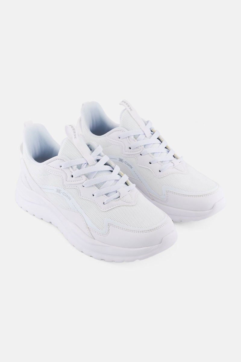 RBX أحذية نسائية خارجية مزودة بأربطة، بيضاء - Image 1