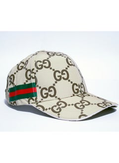 غوتشي قبعة بيسبول GG مخططة للرجال من Gucci  - Image 1